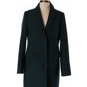 J. Crew Green Wool Coat